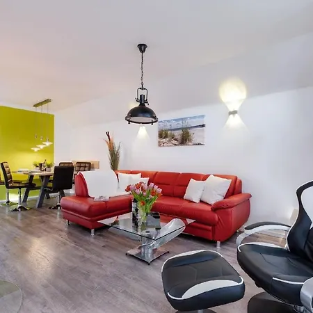 Apartment Kapitaen Cook, E-ladesaeule, Wasserbett Olpenitz